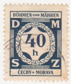 Третій Рейх (-) Третий Рейх (-) ^/--/^ Германия      (Богемия и Моравия) 1941 г. №  2 гашеная ^_^^^ Німеччина (Богемія і Моравія) 1941 р. No 2 гашена - фото фото фото