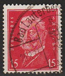 Веймарська республіка Веймарская республика ^/--/^ 1928 - Німеччина - Стандарти - Президенти 15 Mi.414 ^_^^^ 1928 - Германия - Стандарты - Президенты 15 Mi.414 - фото фото фото