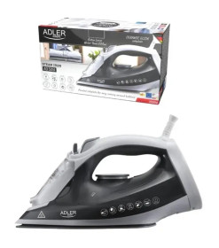 Праски Утюги ^/--/^ Парова праска Adler AD 5051 — 2600 Вт, керамічна підошва, паровий удар, вертикальне відпарювання - фото фото фото