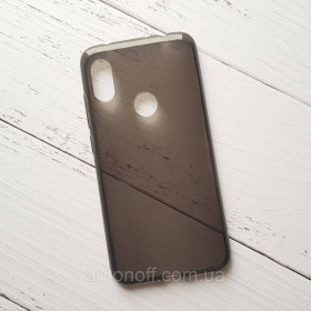 Зарядні пристрої Зарядные устройства ^/--/^ Чохол для Xiaomi Redmi Note 6 Pro силіконовий, прозорий, сірий ^_^^^ Чехол Xiaomi Redmi Note 6 Pro для телефона силиконовый прозрачный - фото фото фото