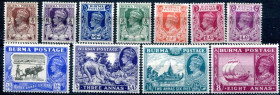 Великобританія Великобритания ^/--/^ БРИТАНСКИЕ КОЛОНИИ. 1938 гг. КОРОЛЬ ГЕОРГ VI. БИРМА. НЕПОЛНАЯ СЕРИЯ. MNH/MLH. ^_^^^ Британські колонії. 1938. Король Георг VI. Бірма. Неповна серія. MNH/MLH. - фото фото фото
