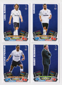 Інше Другое ^/--/^ Футбольные карточки MATCH ATTAX 2011-2012 Premier League  Футбольный клуб Tottenham Hotspur 4 шт  ^_^^^ Футбольні картки MATCH ATTAX 2011-2012 Premier League Футбольний клуб Tottenham Hotspur 4 шт - фото фото фото