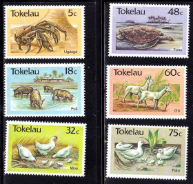 Фауна Фауна ^/--/^ NM Фауна  Токелау  MNH - ^_^^^ NM Фауна Токелау MNH - фото фото фото