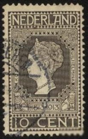 Інші країни Другие страны ^/--/^ Голландия 1913 г. № 84  гашеная ^_^^^ Голландія 1913 р. No 84 гашена - фото фото фото