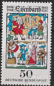 НДР, ФРН ГДР, ФРГ ^/--/^ ФРГ 1977 доктор Айзенбарт Mi 953 MNH ^_^^^ 1977 — доктор Айзенбарт Mi 953 MNH - фото фото фото
