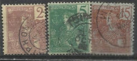 Інші країни Другие страны ^/--/^ Индокитай франц. 1904-06 стандарт 3 /--/ м.гаш. ^_^^^ Індокитай франц. 1904-06 стандарт 3 /--/ м.гаш. - фото фото фото
