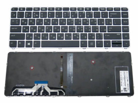 Клавіатури Клавиатуры ^/--/^ Клавиатура для HP EliteBook Folio 1040 G /--/ 3 (RU Black, с рамкой Silver и подсветкой) ^_^^^ Клавіатура для HP EliteBook Folio 1040 G /--/ 3 (RU Black, з рамкою Silver і підсвічуванням). Оригінал. - фото фото фото