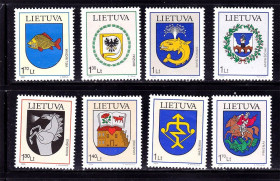 Фауна Фауна ^/--/^ NM Фауна  Литва 2001 - 2004 г  MNH - геральдика ^_^^^ NM Фауна Литва 2001 - 2004 р MNH - геральдика - фото фото фото