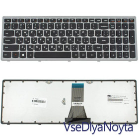 Клавіатури Клавиатуры ^/--/^ Клавиатура для ноутбука LENOVO (Flex 15, Flex 15 /--/ D, G /--/ 500 /--/ s, G /--/ 505 /--/ s, S /--/ 510 /--/ p) rus, black, silver frame (ОР ^_^^^ Клавіатура для ноутбука LENOVO (Flex 15, Flex 15 /--/ D, G /--/ 500 /--/ s, G /--/ 505 /--/ s, S /--/ 510 /--/ p) rus, black, silver frame (ОР - фото фото фото