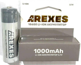 Ліхтарі, ліхтарики Фонари, фонарики ^/--/^ Аккумулятор Arexes 18650 Li-Ion 1000 mAh, 3.7 /--/ v ^_^^^ Акумулятор Arexes 18650 Li-Ion 1000 mAh, 3.7 /--/ v - фото фото фото