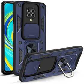 Чохли, бампера Чехлы, бампера ^/--/^ Чохол Fiji Camera Defence для Xiaomi Redmi Note 9 /--/ S бампер із захистом камери та підставкою Dark Blue ^_^^^ Чехол Fiji Camera Defence для Xiaomi Redmi Note 9 /--/ S бампер с защитой камеры и подставкой Dark Blue - фото фото фото
