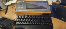 Клавіатури Клавиатуры ^/--/^ Игровая клавиатура с подсветкой RGB GamePro Headshot GK /--/ 398 USB № 23220613 ^_^^^ Ігрова клавіатура з підсвічуванням RGB GamePro Headshot GK /--/ 398 USB No 23220613 - фото фото фото