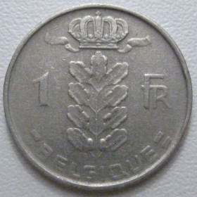 Бельгія Бельгия ^/--/^ Бельгія 1 франк 1958 року Belgique 42566 ^_^^^ Бельгия 1 франк 1958 года Belgique 42566 - фото фото фото
