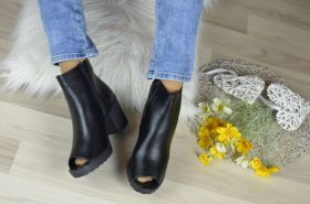 Інше Другое ^/--/^ Стильные ботинки с открытым носком Польша ^_^^^ Стильні черевики з відкритим носком Польща - фото фото фото