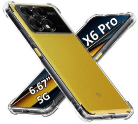 Чохли, бампера Чехлы, бампера ^/--/^ Чохол Fiji Proof для Poco X /--/ 6 Pro 5 /--/ G прозорий бампер з посиленими бортами Transparent ^_^^^ Чехол Fiji Proof для Poco X /--/ 6 Pro 5 /--/ G прозрачный бампер с усиленными бортами Transparent - фото фото фото