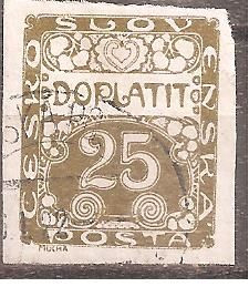Чехословаччина Чехословакия ^/--/^ Чехословакия 1918-20 Sc.J /--/ 5 гаш. ^_^^^ Чехословаччина 1918-20 Sc.J /--/ 5 гаш. - фото фото фото