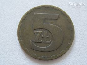 - року - года ^/--/^ Польша 5 злотых 1976 года #13766 ^_^^^ Польща 5 злотих 1976 #13766 - фото фото фото