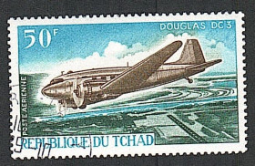 Транспорт Транспорт ^/--/^ Чад  (1967) Авиация. Самолёт Дуглас &amp;quot;DC-3&amp;quot; ^_^^^ Чад (1967) Авіація. Літак Дуглас &amp;quot;DC-3 &amp;quot; - фото фото фото