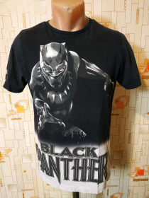 Футболки, майки Футболки, майки ^/--/^ Футболка чоловіча стрейчева MARVEL BLACK PANTHER p-p прибл. XS-S ^_^^^ Футболка мужская стрейчевая MARVEL BLACK PANTHER p-p прибл. XS-S - фото фото фото