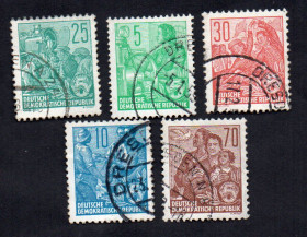 Інші країни Другие страны ^/--/^ НДР 1957 - П&amp;apos;ятирічний план  (Г) ^_^^^ ГДР 1957 - Пятилетний план (Гб) - фото фото фото