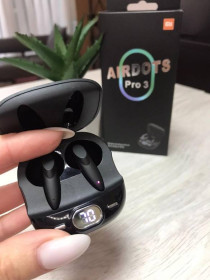 Навушники Наушники ^/--/^ Беспроводные наушники Xiaomi Redmi AirDots 3, чёрные, Новинка ^_^^^ Бездротові навушники Xiaomi Redmi AirDots 3, чорні, Новинка - фото фото фото