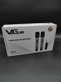 Мікрофони Микрофоны ^/--/^ Бездротова система мікрофонів VeGue WM-2 UHF  (2 мікрофони + приймач) - фото фото фото