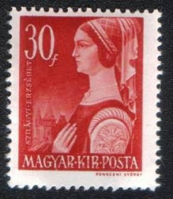 Угорщина Венгрия ^/--/^ Венгрия  (1944) Известные женщины. Елизавета Силаджи ^_^^^ Угорщина (1944) Відомі жінки. Єлизавета Силаджі - фото фото фото