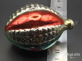 Ялинкові іграшки Ёлочные игрушки ^/--/^ ФОНАРИК 64 мм ёлочное украшене С Новым годом СССР 2 ^_^^^ ФОНАРІК 64 мм ялинкове прикрашене З Новим роком СРСР 2 - фото фото фото