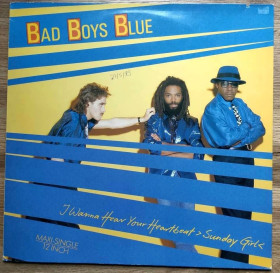 Платівки Пластинки ^/--/^ Bad Boys Blue - I Wanna Hear Your Heartbreat / Sunday Girl - 1986.   (EP). 12. Vinyl. Пластинка. Germany. ^_^^^ Bad Boys Blue - I Wanna Hear Your Heartbreat / Sunday Girl - 1986. (EP). 12. Vinyl. Платівка. Germany. - фото фото фото