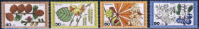 НДР, ФРН ГДР, ФРГ ^/--/^ Западный Берлин 1979 флора совместный выпуск Mi 607-610 MNH ^_^^^ Західний Берлін 1979 флора спільний випуск Mi 607-610 MNH - фото фото фото