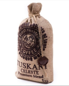 Кава і какао Кофе и какао ^/--/^ Кофе TUSKANI CELESTE 90% арабика 10% робуста 1 кг ^_^^^ Кава TUSKANI CELESTE 90% арабіка 10% робуста 1 кг - фото фото фото