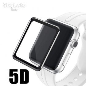 Плівки для екранів Пленки для экранов ^/--/^ Защитное стекло 5 /--/ D для Apple Watch 44 мм 0,25 мм Black ^_^^^ 5 /--/ D для Apple Watch 44 мм 0,25 мм Black - фото фото фото