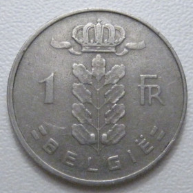 Бельгія Бельгия ^/--/^ Бельгія 1 франк 1958 року Belgie 42561 ^_^^^ Бельгия 1 франк 1958 года Belgie 42561 - фото фото фото
