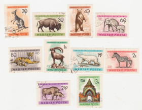 Угорщина Венгрия ^/--/^ Венгрия 1961 г. № 1750‑1759 гашеная серия ^_^^^ Угорщина 1961 р. No 1750-1759 гашена серія - фото фото фото