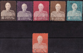 Китай Китай ^/--/^ Тайвань. 60-летие со дня рождения Чан Кайши. 1953 г. ^_^^^ Тайвань. 60-річчя від дня народження Чан Кайши. 1953 р. - фото фото фото