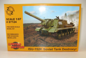 Інші Другие ^/--/^ ИСУ-152 /--/ К Советский истребитель танков  #87124 Z&amp;Z Сборка КИТ- 1:87 H /--/ 0 ^_^^^ ІСУ-152 /--/ К Радянський винищувач танків #87124 Z&amp;Z Збірка КІТ- 1:87 H /--/ 0 - фото фото фото