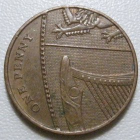 Єлизавета II (після ) Елизавета II (после ) ^/--/^ Велика Британія 1 пенні 2011 року 43254 ^_^^^ Великобритания 1 пенни 2011 года 43254 - фото фото фото