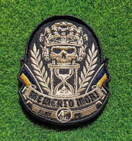 Інше Другое ^/--/^ Шеврон «Memento Mori»  «Помни о смерти» № 4064 ^_^^^ Шеврон «Memento Mori» «Пам’ятай про смерть» No 4064 - фото фото фото
