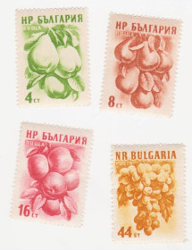 Балканський півострів Балканский полуостров ^/--/^ Болгария 1957 г № 1013‑1016	 ** серия ^_^^^ Болгарія 1957 р No 1013-1016 ** серія - фото фото фото