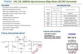 Мікросхеми Микросхемы ^/--/^ Мікросхема FR /--/ 8206  SOT /--/ 23-6 SMD MARK: FC /--/ 3*   ( FC /--/ 3 /--/ w /--/ 2 /--/ f), DC-DC 18 /--/ V 3 /--/ A  500 /--/ KHz ^_^^^ Микросхема FR /--/ 8206 SOT /--/ 23-6 SMD MARK: FC /--/ 3* ( FC /--/ 3 /--/ w /--/ 2 /--/ f), DC-DC 18 /--/ V 3 /--/ A 500 /--/ KHz - фото фото фото