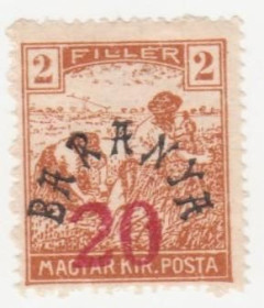 Угорщина Венгрия ^/--/^ Венгрия ( Баранья) 1919 г. № 49 ^_^^^ Угорщина ( Баранья) 1919 р. No 49 - фото фото фото