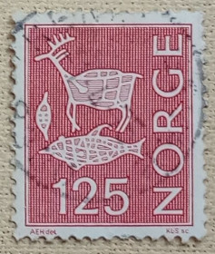 Скандинавія Скандинавия ^/--/^ Норвегия 1975 г - стандарт, гаш ^_^^^ Норвегія 1975 - стандарт, гаш - фото фото фото