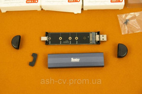 Інше Другое ^/--/^ Адаптер, кишеня, SSD, M.2, NVMe, USB, 3.2, Type-C, CoolFish, 10 /--/ Gbps ^_^^^ Адаптер, карман, SSD, M.2, NVMe, USB, 3.2, Type-C, CoolFish, 10 /--/ Gbps - фото фото фото