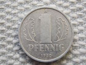 НДР, ФРН ГДР, ФРГ ^/--/^ Германия ГДР 1 пфенниг 1980 года #5816 ^_^^^ Німеччина НДР 1 пфеніг 1980 року #5816 - фото фото фото