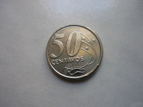 Бразилія Бразилия ^/--/^ Бразилия  50 сентаво 2002  с /--/ 0 ^_^^^ Бразилія 50 сентаво 2002 с /--/ 0 - фото фото фото
