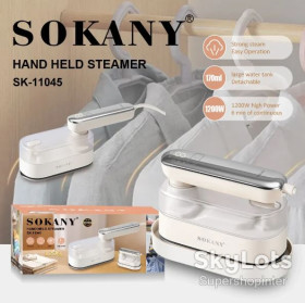 Праски Утюги ^/--/^ Электрический утюг для одежды SOKANY SK-11045 с керамической подошвой 1600 Вт, паровой удар ^_^^^ Електричний прасник для одягу SOKANY SK-11045 з керамічною підошвою 1600 Вт, паровий удар - фото фото фото