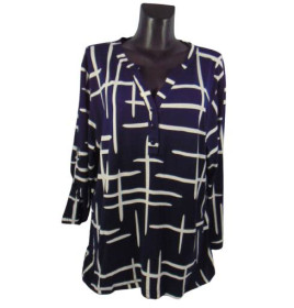 Кофти Кофты ^/--/^ Женская блуза Rbossi 5540 2 /--/ XL синяя ^_^^^ Жіноча блуза Rbossi 5540 2 /--/ XL синя - фото фото фото
