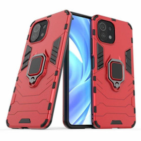 Чохли, бампера Чехлы, бампера ^/--/^ Чохол Fiji Ring для Xiaomi 11 Lite 5 /--/ G NE броньований бампер з кільцем червоний ^_^^^ Чехол Fiji Ring для Xiaomi 11 Lite 5 /--/ G NE бронирован бампер с кольцом красный - фото фото фото
