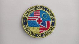 Інше Другое ^/--/^ Шеврон. Украина. Армия. Война с Россией. Интернациональный легион. Медик. mazu ^_^^^ Шеврон. Україна. Армія. Війна з Росією. Міжнародний легіон. Медик. mazu - фото фото фото