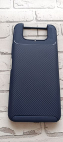 Чохли, бампера Чехлы, бампера ^/--/^ Захисний TPU чохол Carbon Fiber для Asus ZenFone 7  (ZS /--/ 670 /--/ KS) — Протиударний бампер із текстурою карбону  (Dark Blue) ^_^^^ Защитный TPU чехол Carbon Fiber для Asus ZenFone 7 (ZS /--/ 670 /--/ KS) — Противоударный бампер с текстурой углерода (Dark Blue) - фото фото фото